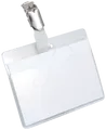 Produktbild: DURABLE 810619 - Namensschild, 60x90 mm, Clip, transparent, 25 Stück