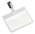 Produktbild: DURABLE Hinweisschild DURABLE 8106 Namensschild mit Clip 90x60mm offen - 25 Stück