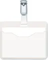 Produktbild: DURABLE Namensschild oben offen mit Clip transparent 25 Schilder