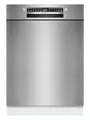 Produktbild: Bosch SMU4HTS14E, Serie 4 Unterbau-Geschirrspüler, 60 cm, VarioFlex, extra leiser Betrieb, Smart Start, 3-fach Rackmatik, Eco 50 °C für geprüfte Hygieneleistung, Home Connect, gebürsteter Edelstahl