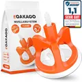 Produktbild: Gakago Fliesen Nivelliersystem 300-tlg. Set 1mm - Verlegehilfe für ein perfektes