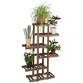 Produktbild: Relaxdays 2-tlg. Pflanztreppe Set Dunkelbraun