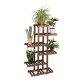 Produktbild: 2 tlg. Pflanzentreppe Set Pflanzenregal Blumenregal Blumentreppe 5 Böden Etagere