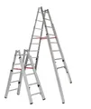 Produktbild: Treppenstehleiter Alu Stehleiter Sprossenleiter 30576- euroline - Girse