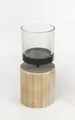 Produktbild: TrendLine Windlicht Holz 19 cm Kerzenhalter