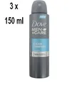 Produktbild: 46,56€/L - 3x DOVE Men+Care Deospray 