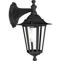Produktbild: EGLO Außen-Wandlampe Laterna 4, 1 flammige Außenleuchte, Wandleuchte aus Aluguss und Glas, Farbe: Schwarz, Fassung: E27, IP44 - Schwarz