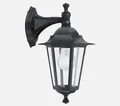 Produktbild: Laternen Wandaußenleuchte in schwarz E27 Lampe Wand Hauswandleuchte Außenleuchte