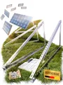 Produktbild: Lichtblicker - 4x Balkonkraftwerk Halterung.118cm stabiles 3mm Aluminiumprofil mit hochwertigen Edelstahl Schrauben. Solarmodul Halterung. Befestigung Solarmodul PV-Module Halterung Solarmodul 0%MwSt