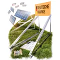 Produktbild: 4 x Balkonkraftwerk Halterung. 118,5cm. 3mm. Halter Solarmodule. Solar Halter.