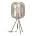 Produktbild: Eglo ROMAZZINA Tischleuchte Lampe Schreibtischleuchte Ø 200 mm Sandfarben 1x E27