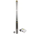 Produktbild: Agora-Tec® 3 Zoll Brunnenpumpe Tiefbrunnenpumpe PREMIUM 550W-3.0-85 30m Kabel