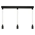 Produktbild: Deckenleuchte Stahl Schwarz OSRAM E27 verstellbar L:70 cm Deckenlampe Wohnzimmer