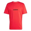 Produktbild: Adidas Men's Essentials LINEAR Single Jersey Tee, Pure Ruby/Black, L