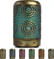 Produktbild: Aroma Diffuser 100ml Metall 7 LED Licht Elektrisch Vintage Gold für Zuhause Yoga