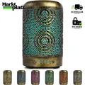 Produktbild: Aroma Diffuser 100ml Metall Vintage Gold 7 LED Licht Aromatherapie Raumduft