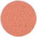 Produktbild: myfelt Filzkugel Sitzauflage Stuhlauflage - Lea - rund, Ø 36 cm, Lachsfarben