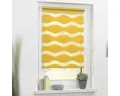 Produktbild: Lichtblick Doppelrollo ohne Bohren Welle senfgelb 45x150 cm inkl. Klemmträger