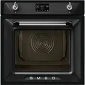 Produktbild: SMEG FOUR MULTIFONCTIONS PYROLYSE SOP6902S2PN - 68 Liter, Schwarz, Emaillierter Stahl, Elektro, Ofen, Dampfdruck: 20 – 40 %