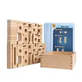 Produktbild: SumBlox Mini (Starter Set) - Set of 38 Mini STEM Solid Wood Educational Numbers, Including Wooden Box and Pack of 36 Activity Cards (German)