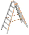 Produktbild: Layher Topic 1043 Stufenstehleiter 2x7 Stufen