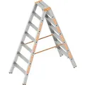 Produktbild: Layher Stufenstehleiter Topic 1043 Sprossen 2 x 7