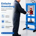 Produktbild: BITUXX Hydraulische Werkstattpresse 6T Presse Werkstatt Hydraulikpresse Rahmenpresse Dornpresse Tonnen MS-18965