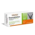 Produktbild: Eisentabletten-ratiopharm® N 50 mg Filmtabletten. Eisenmangel ausgleichen und sich wieder fit und aktiv fühlen, 50 Filmtabletten