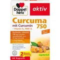 Produktbild: DOPPELHERZ Curcuma 750 Kapseln 60 St. PZN 15889806