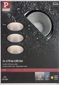Produktbild: Ein­bau­leuch­te LED Paulmann 934.08 3er Set LED, dimmbar,18W Schwarz,Silber,Neu
