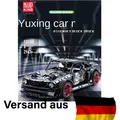 Produktbild: MOULD KING 13108 FORD MUSTANG SCHWARZ SPORT WAGEN MODELL AUTO FAHRZEUG 2943TEILE
