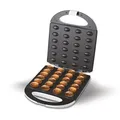 Produktbild: Adler AD 3039 Keksmaker Spezial Waffeleisen Nussbäcker 24 Teigschalen Weiß