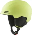 Produktbild: ALPINA BRIX JR - sicherer, perfekt klimatisierter und komfortabler Skihelm für Kinder, mit waschbarem Innenfutter - Sunny Lime - S (48-52 cm)