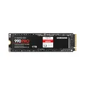 Produktbild: Samsung 990 PRO NVMe M.2 SSD , 1 TB, PCIe 4.0, 7.450 MB/s Lesen, 6.900 MB/s Schreiben, Interne SSD für Gaming und Videobearbeitung, Schwarz, MZ-V9P1T0BW