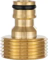 Produktbild: Poppstar Anschlussstück Wasserhahn-Schlauchadapter mit Außengewinde und Steckkupplung, (1-tlg., für Gartenschlauch), Gewinde 1