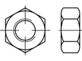 Produktbild: ISO 8673 8 galvanisch verzinkt Sechskantmuttern, ISO-Typ 1, mit metrischem Feingewinde - Abmessung: M48x2 (1 Stück)