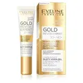 Produktbild: Eveline Cosmetics Luxus Gold Straffendes Augen- und Lidcreme-Gel - Gold Revita Expert mit Hyaluronsäure, Blaukollagen, Seidenproteinen & Damaszener Rosenöl - 15ml