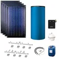 Produktbild: Buderus Solaranlage Logaplus S75 - 4 Kollektoren (9,48m2) SKN4.0-s mit Kombispeicher Logalux P750 S blau - 7739612881