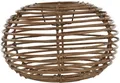 Produktbild: Krines Home Lampenschirm Lampenschirm Retro echtes Rattan Gestäbter Design Hängelampen Ø40cm, ohne Fassung Schirm für Deckenlampen Deckenleuchten
