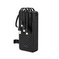 Produktbild: Powerbank Dudao K11 Pro 20000mAh mit integrierten Kabeln - schwarz