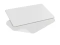 Produktbild: WENKO Bade Matte Teppich Bad Vorleger Dusche Gäste WC 60x39 cm Simi Weiß Design