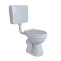 Produktbild: BELVIT Stand-WC Tiefspüler, Tiefspültechnik, Abgang Wand waagerecht, 39x35x49,5 cm, Sanitärkeramik, Manhattan Grau, bodenstehend, Softclose-Deckel, Spülkasten CE EN 14055 CL1 DIN zertifiziert
