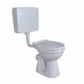 Produktbild: Stand WC Toilette Abgang Wand Set + Softclose-Deckel + Spülkasten Grau