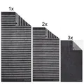 Produktbild: JOOP! 1610/77 anthrazit Handtuchset: 1x Duschtuch 2x Handtuch 3x Gästetuch
