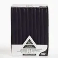 Produktbild: Papstar Leuchterkerzen schwarz 10392 , 1 Packung = 50 Stück
