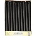 Produktbild: STARPAK Leuchterkerzen 22 mm schwarz 50er Pack - Schwarz
