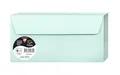 Produktbild: Clairefontaine 55335C - Packung mit 20 Umschlägen Pollen Format DL 11x22 cm, 120g, selbstklebend, ideal für Einladungen und Korrespondenz, Premium glattes Papier, Jadegrün, 1 Pack
