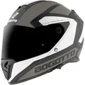 Produktbild: Bogotto Motorradhelm FF122 BGT Helm, integriertes Sonnenvisier weiß 2XL