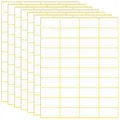 Produktbild: 600 Stück Etiketten Selbstklebend 38 x 19 mm Universal Klebeetiketten Adresse...