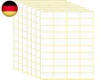 Produktbild: 600 Stück Etiketten Selbstklebend, 38 x 19 mm Universal Klebeetiketten
